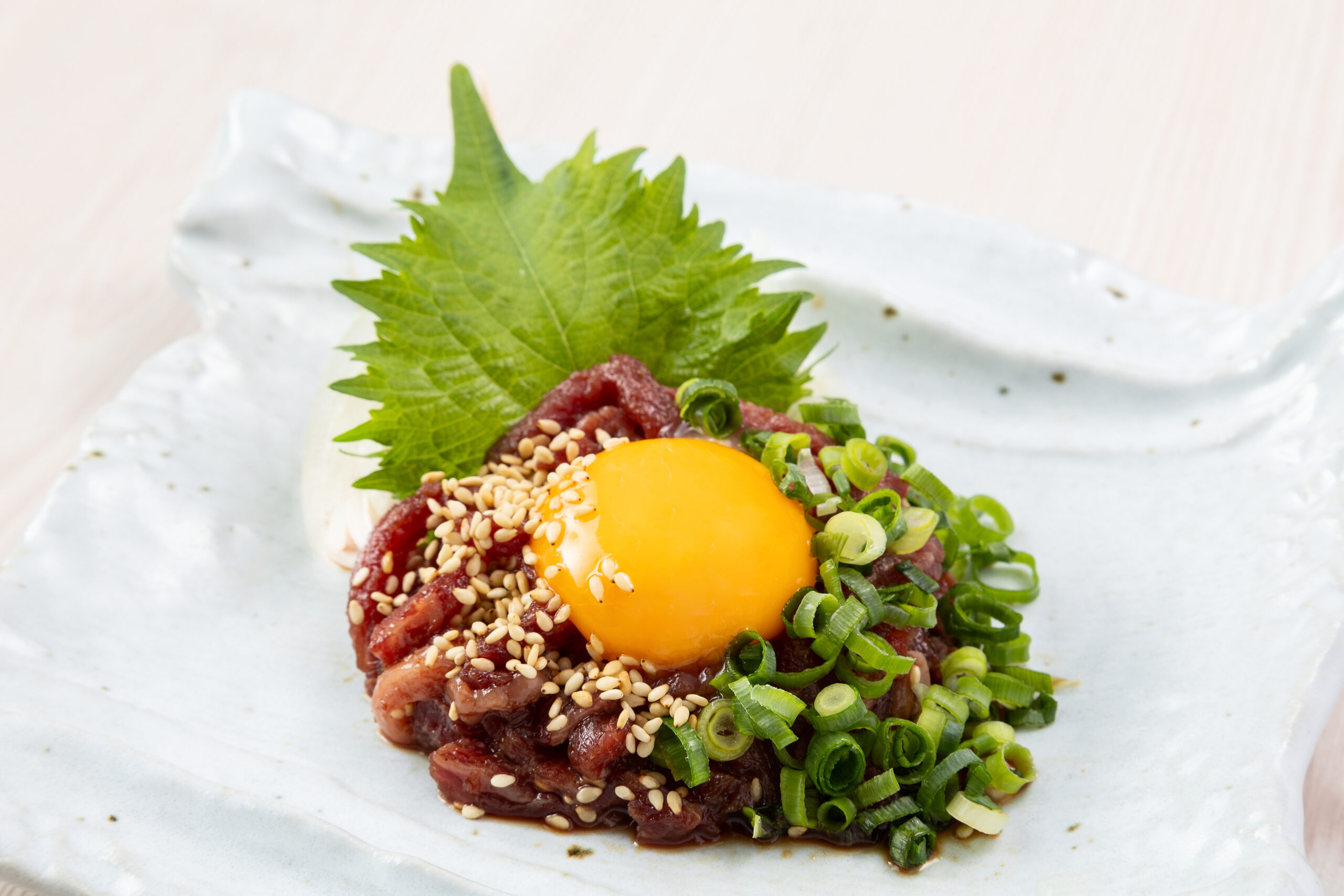 生食感⁉和牛ユッケ風