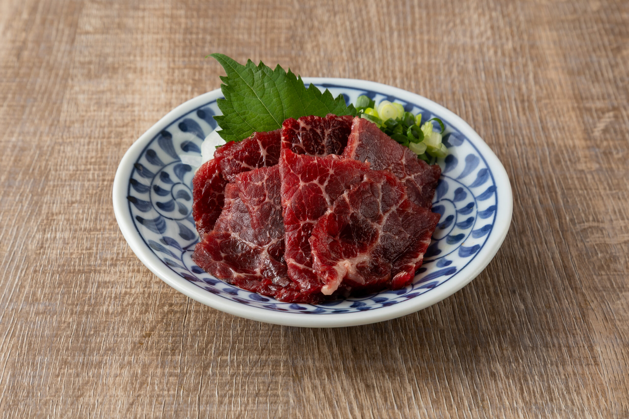 上赤身馬刺し