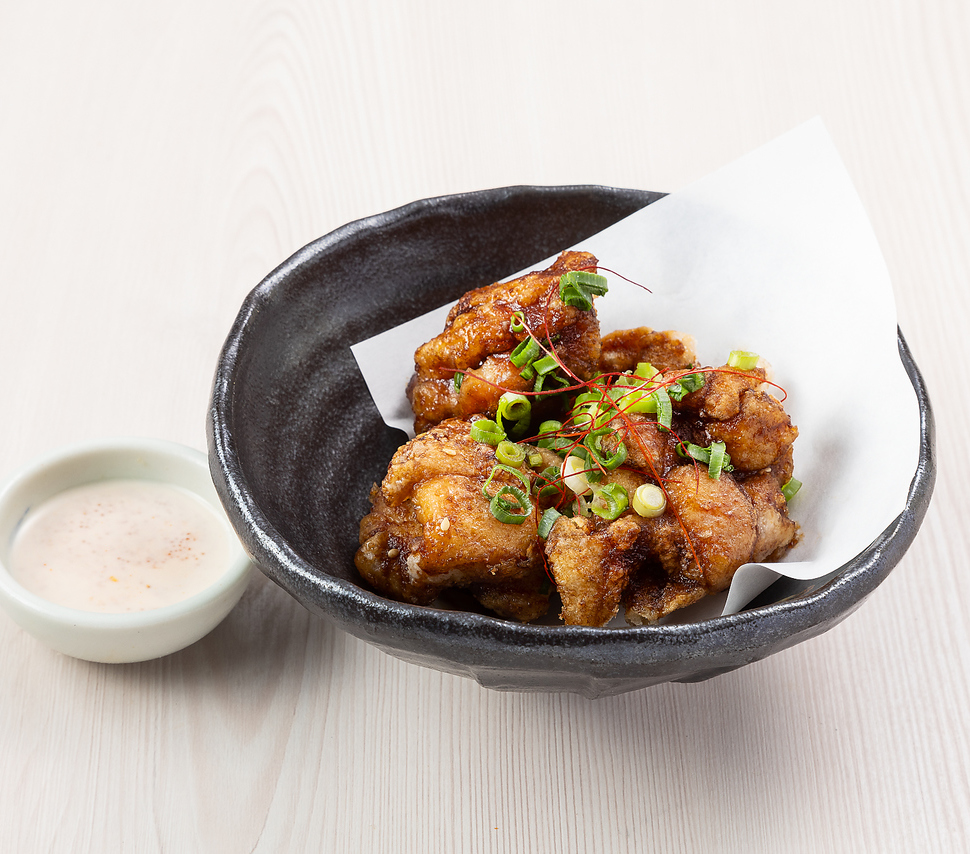 鶏の唐揚げ〜明太マヨ添え〜